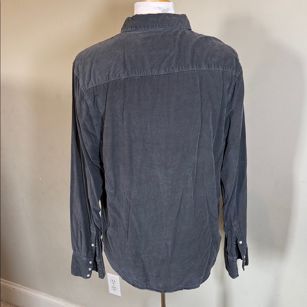 True Grit Jackson Cord Gray Casual Button Down Shirt size XL - Picture 9 of 9